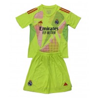 Maglia Calcio Real Madrid Portiere Terza Divisa Bambino 2024-25 Manica Corta (+ pantaloncini)